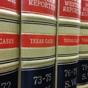 texas cases law books
